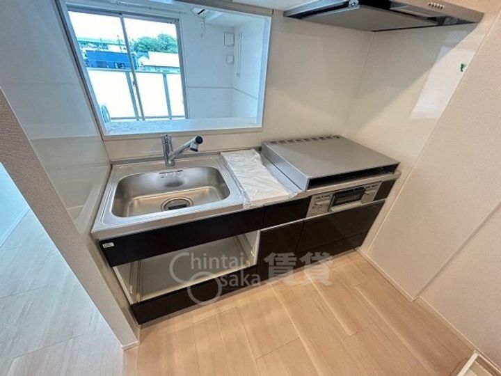 大阪府池田市豊島北2丁目の賃貸マンションのキッチン