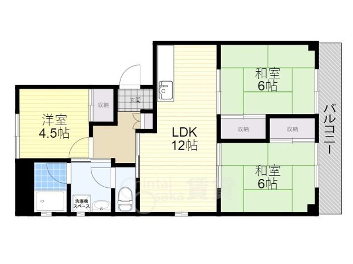 メゾンリラ千里山の間取り