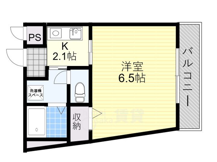 ビラージュ桃山の間取り