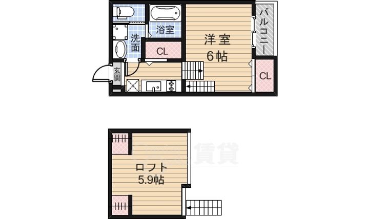 エス・ルミエールの間取り