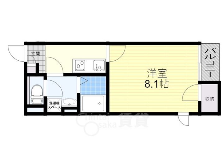 オーク豊中の間取り