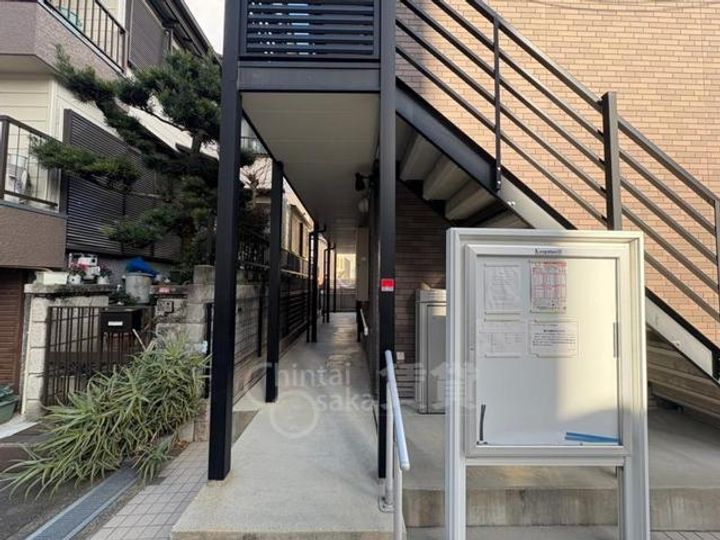 オーク豊中の玄関