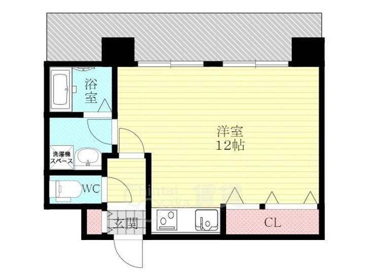 パレス東洋豊里2号館の間取り