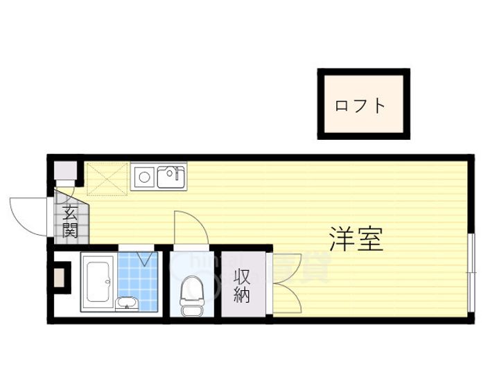 大阪府大阪市東淀川区豊里5丁目の賃貸アパートの間取り