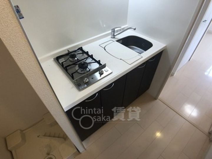 大阪府大阪市東淀川区東中島2丁目の賃貸マンションのキッチン