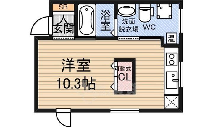 大阪府大阪市淀川区新高2丁目の賃貸マンションの間取り