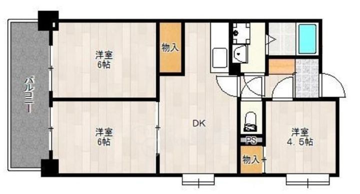 レクシア池田の間取り