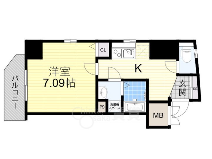 ALZA西本町の間取り