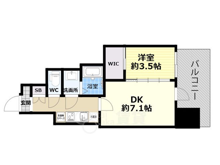 ファーストフィオーレ九条2の間取り