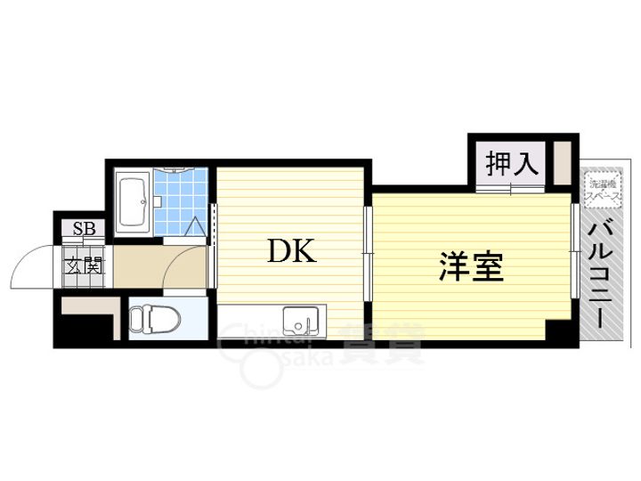 正雀グランドハイツ北の間取り