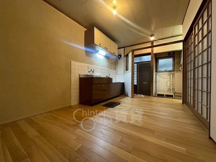 マンション雲雀丘の居間