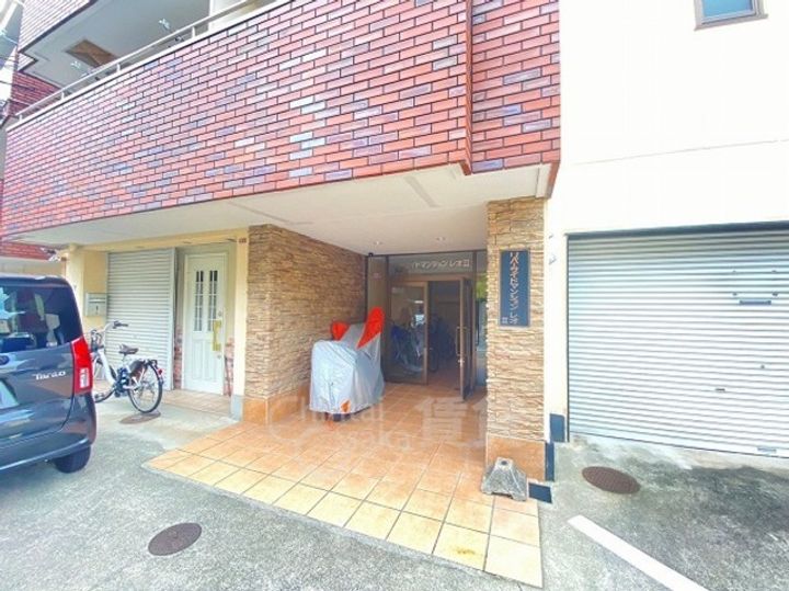 リバーサイドマンション・レオIIの玄関