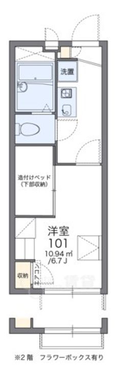 大阪府大阪市西淀川区佃1丁目の賃貸マンションの間取り