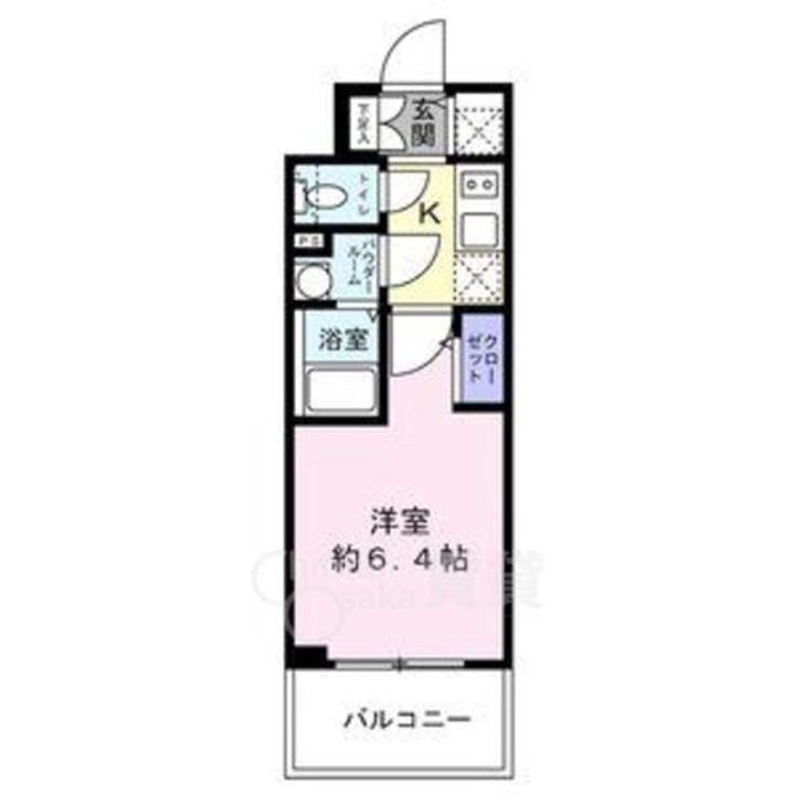 エスリード新大阪ザ・プレミアEASTの間取り