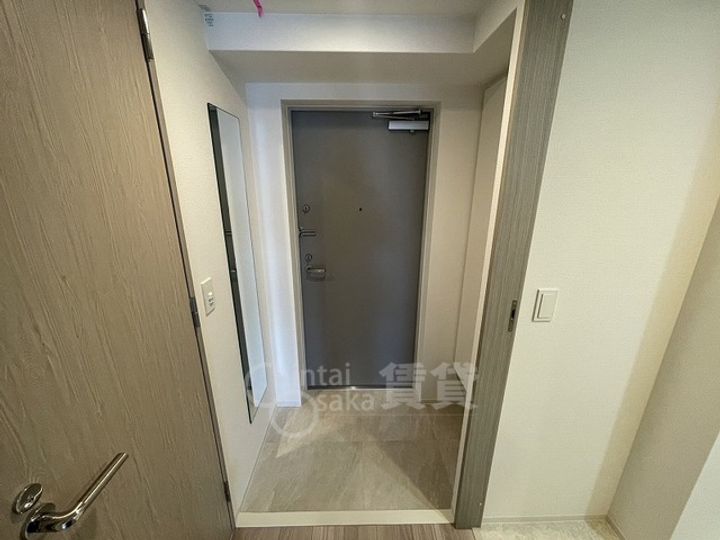 大阪府吹田市江坂町5丁目の賃貸マンションの玄関