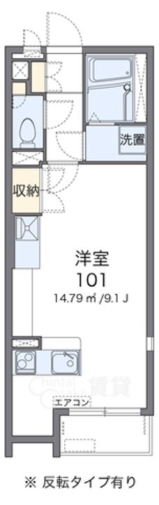 ミランダヴィラ曽根Dの間取り