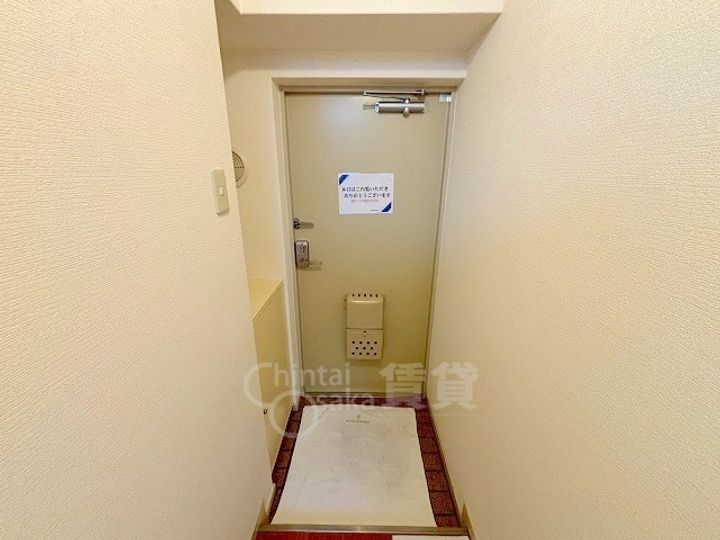 上新庄グランドハイツ北の玄関