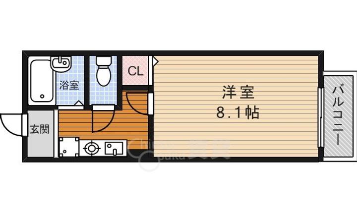 ハイツサン恵A棟の間取り