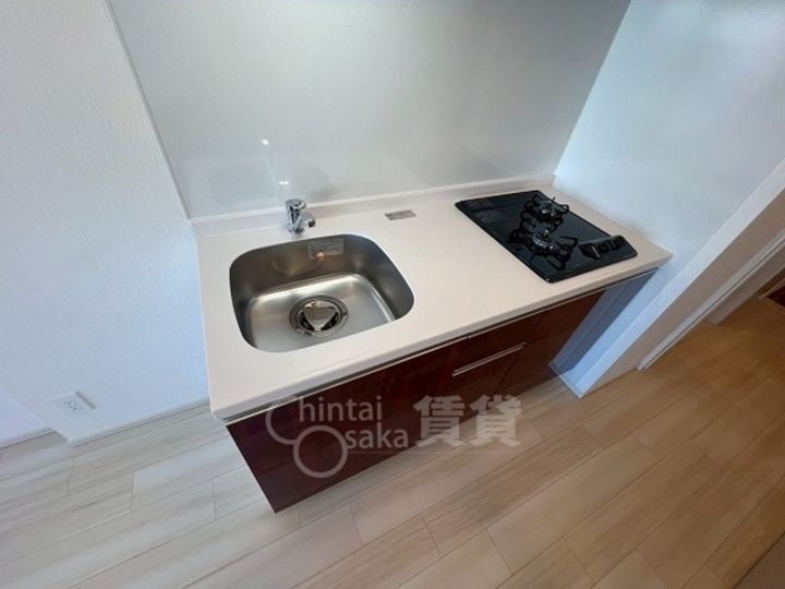 大阪府大阪市淀川区新高2丁目の賃貸マンションのキッチン
