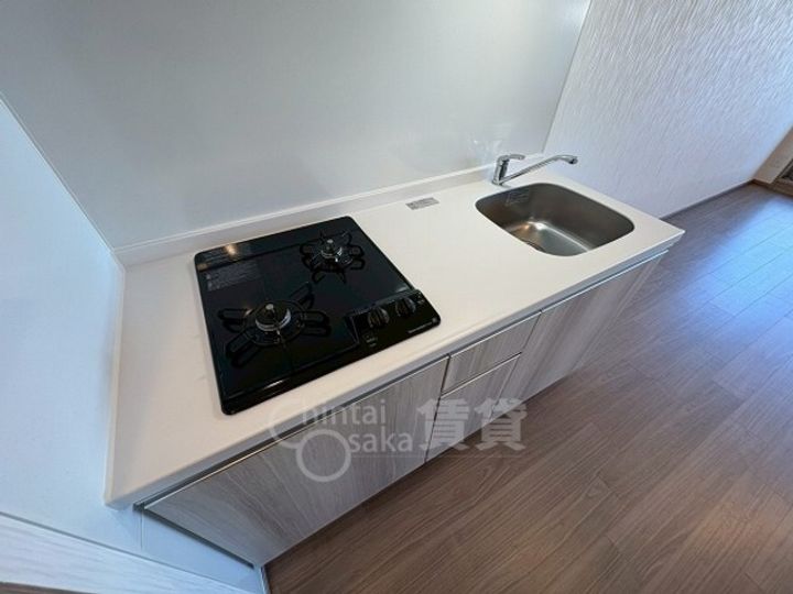 大阪府大阪市淀川区新高2丁目の賃貸マンションのキッチン