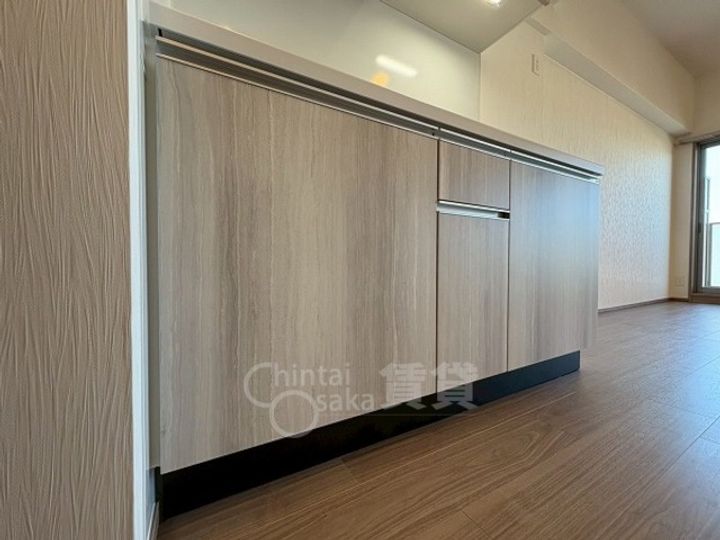 大阪府大阪市淀川区新高2丁目の賃貸マンションのキッチン