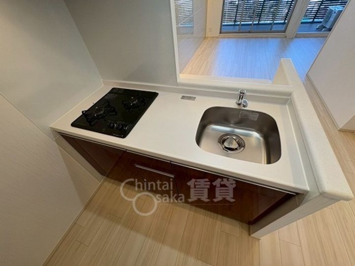 大阪府大阪市淀川区新高2丁目の賃貸マンションのキッチン