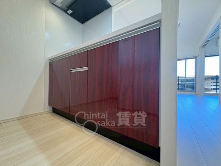 大阪府大阪市淀川区新高2丁目の賃貸マンションのキッチン