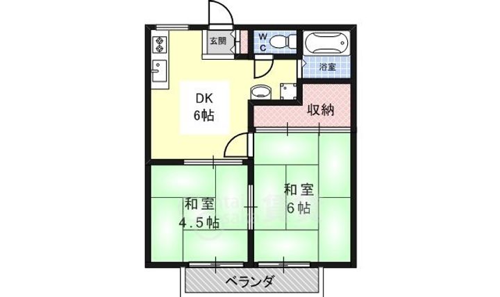 サン・シティ別府の間取り