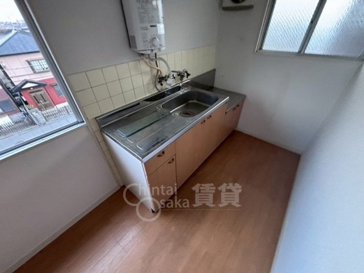 大阪府茨木市並木町の賃貸マンションのキッチン