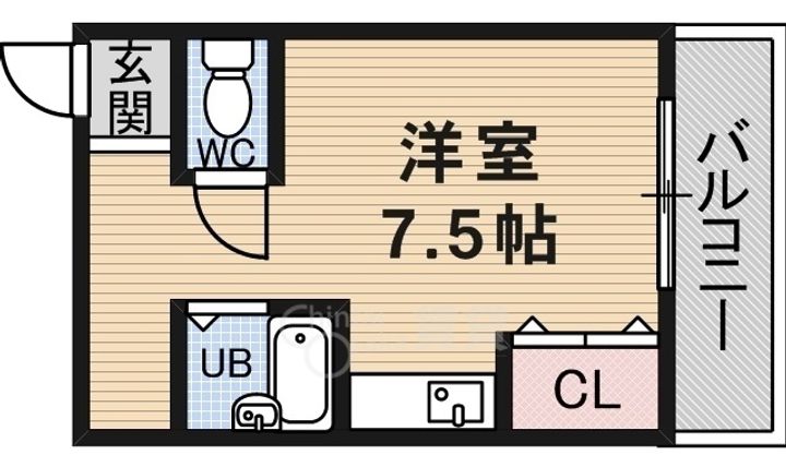 アンフィニィ橋の内2の間取り