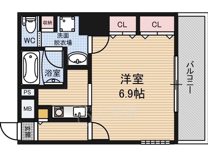 ダイドーメゾン大阪・堂島の間取り