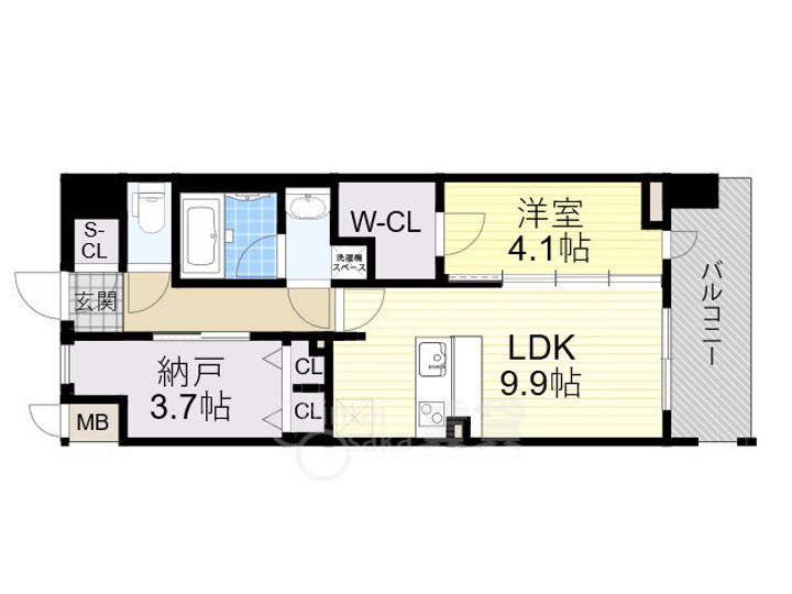 スプランディッド梅田グランノースの間取り