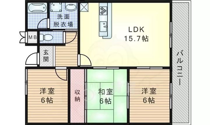 第2エクセル千里の間取り