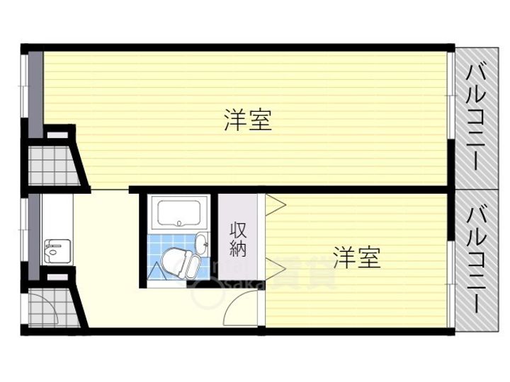 ネオコーポ都 東棟の間取り