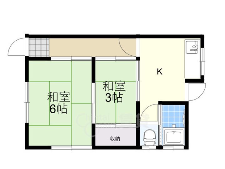 大阪府摂津市北別府町(一戸建)の賃貸物件の間取り