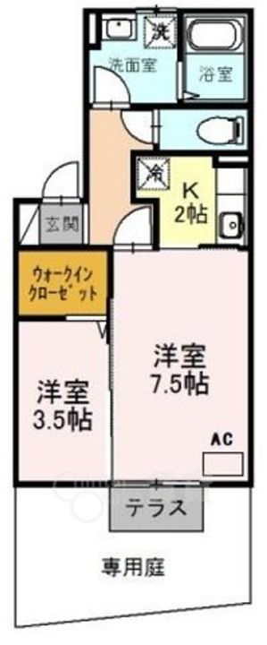 アウラ千里丘の間取り