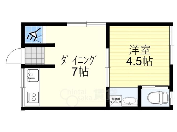 太田文化 北棟の間取り