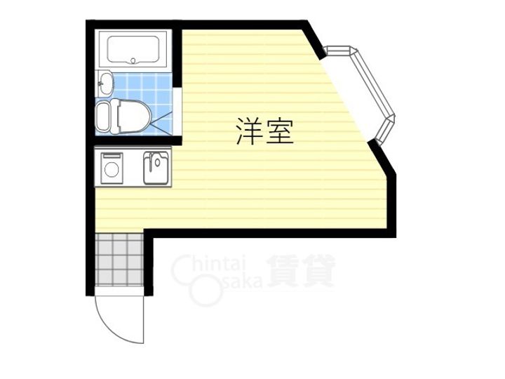 大阪府摂津市正雀4丁目の賃貸マンションの間取り