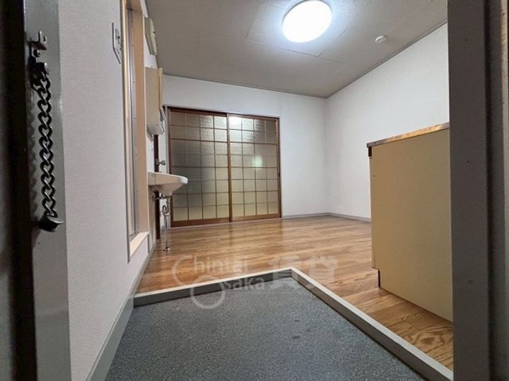 阪口ハイツの玄関