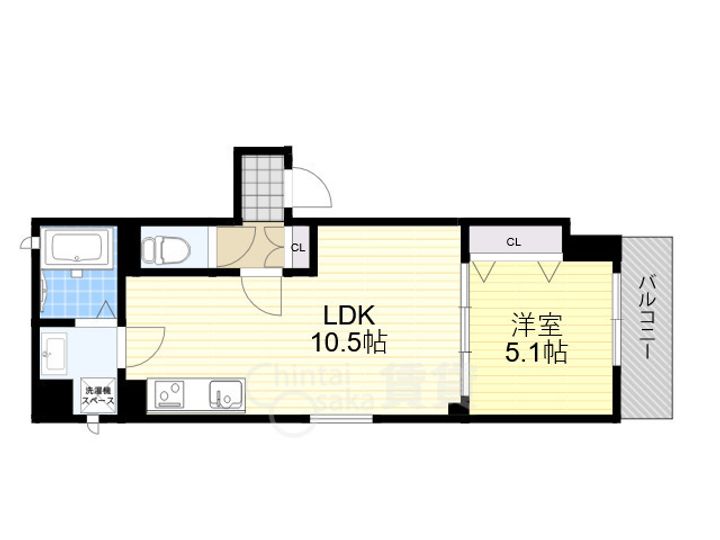 ラモーナ一津屋1の間取り