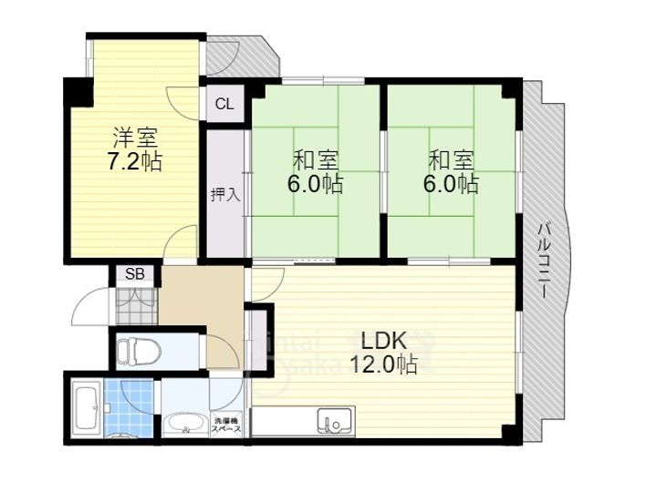 メゾンみやびの間取り
