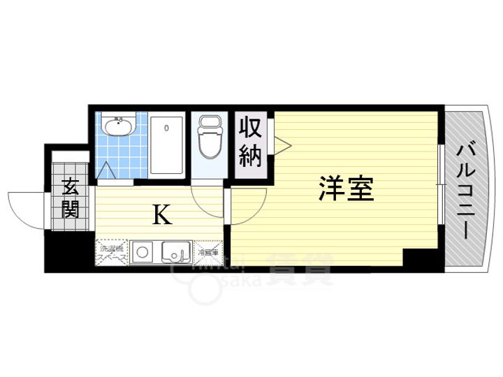大阪府大阪市東淀川区小松2丁目(マンション)の賃貸物件の間取り