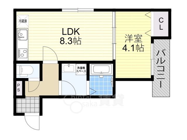ジラフ吹田内本町の間取り