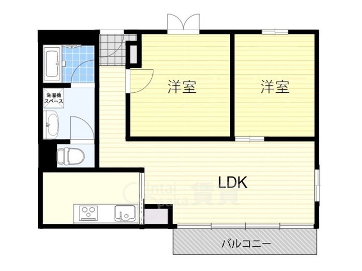 大阪府豊中市東泉丘1丁目の賃貸マンションの間取り