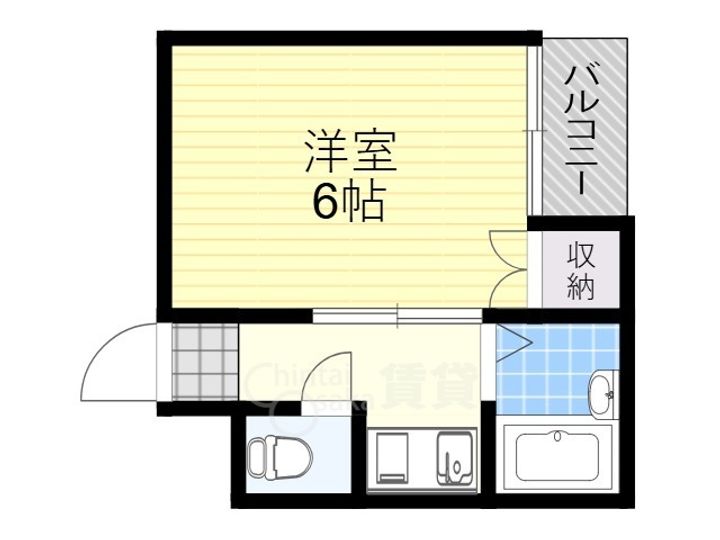 大阪府大阪市東淀川区淡路5丁目の賃貸マンションの間取り