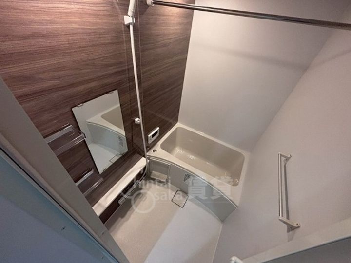 大阪府吹田市山田北の賃貸アパートの風呂