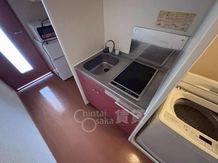 大阪府茨木市鮎川5丁目の賃貸マンションのキッチン