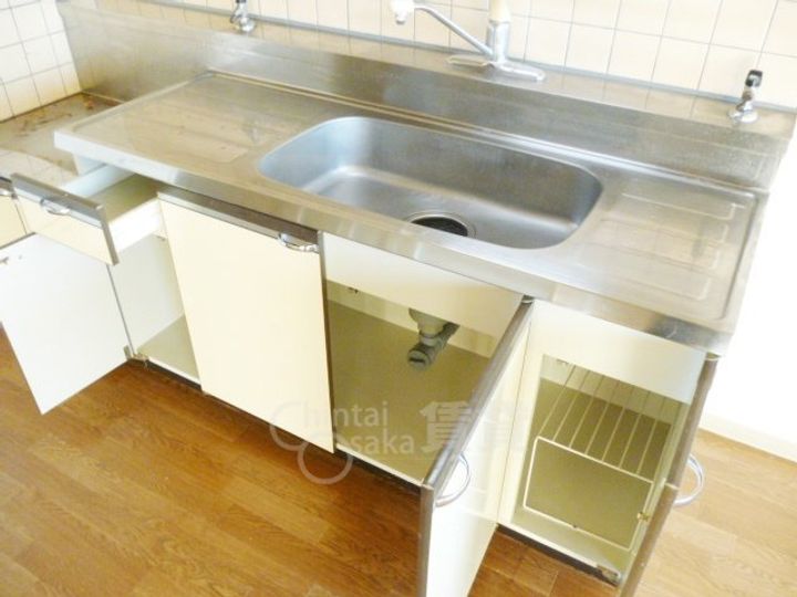 大阪府池田市渋谷3丁目の賃貸マンションのキッチン