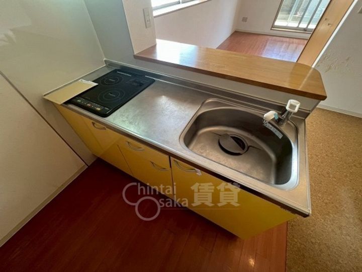 大阪府豊中市上野坂2丁目の賃貸マンションのキッチン