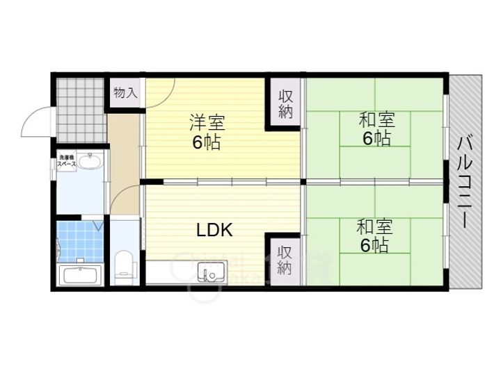 寺川マンション1号館の間取り